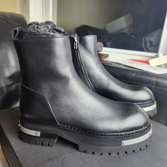 Ann Demeulemeester Black Chunk Sole Ankle Boots size 40 BNWT - Picture 6 of 11